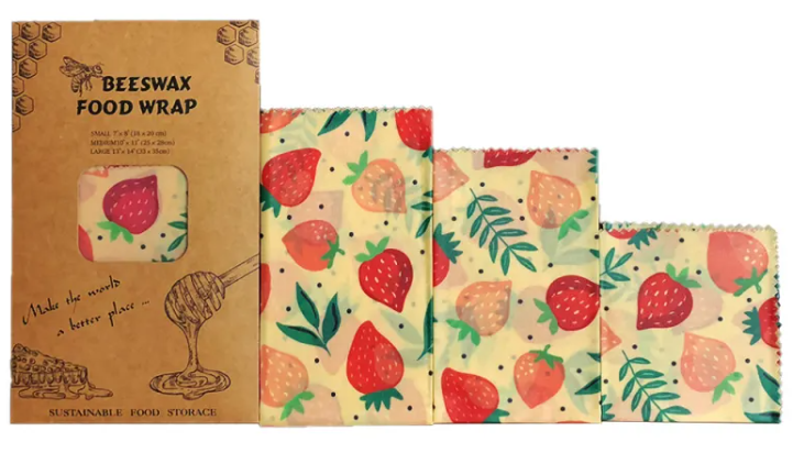 Reusable Beeswax Food Wrap – Eco-Friendly Food Storage - Bran's Tiv'i Goods