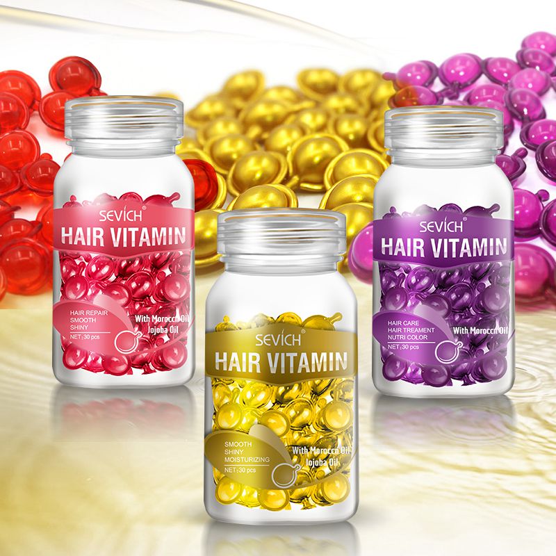 Hair Care Capsules for Smooth, Shiny, Frizz Control - Bran's Tiv'i Goods