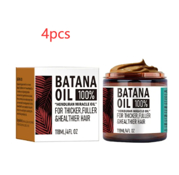 Batana Oil jar and box on a white background