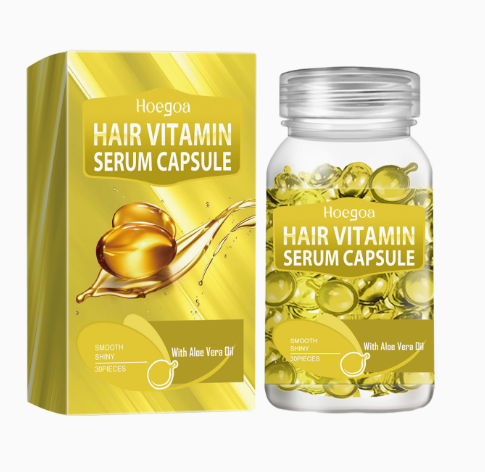 Hair Care Capsules for Smooth, Shiny, Frizz Control