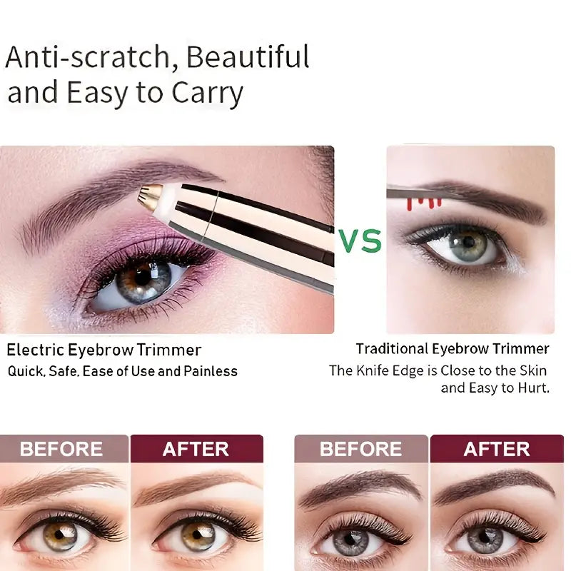 Rechargeable Painless Eyebrow Hair Remover Tool - Bran's Tiv'i Goods