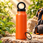 Magnetic Water Bottle with Phone Holder – Insulated Stainless Steel Hydration Bottle - Bran's Tiv'i Goods