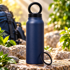 Magnetic Water Bottle with Phone Holder – Insulated Stainless Steel Hydration Bottle - Bran's Tiv'i Goods