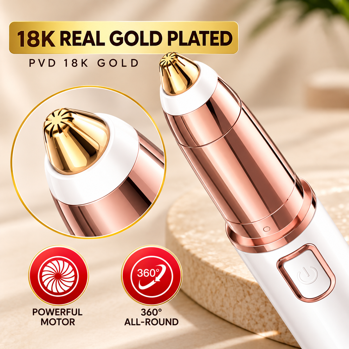 Rechargeable Painless Eyebrow Hair Remover Tool - Bran's Tiv'i Goods