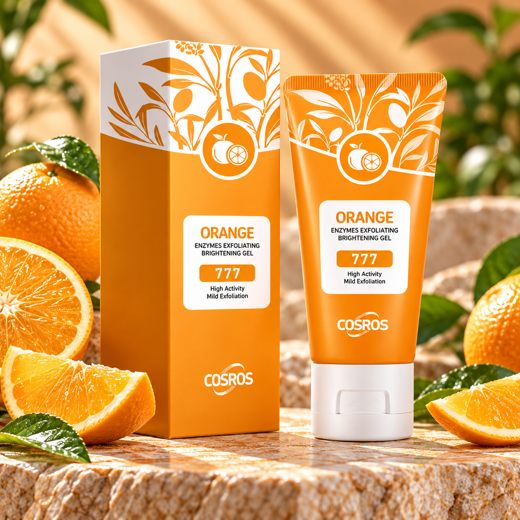 Orange Exfoliating Brightening Gel for Skin Care - Bran's Tiv'i Goods
