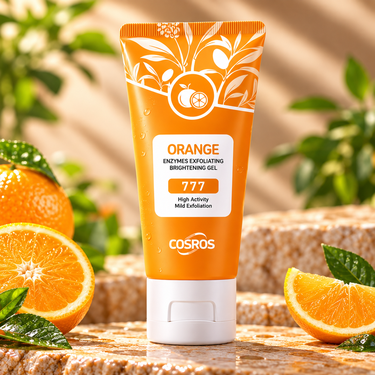 Orange Exfoliating Brightening Gel for Skin Care - Bran's Tiv'i Goods