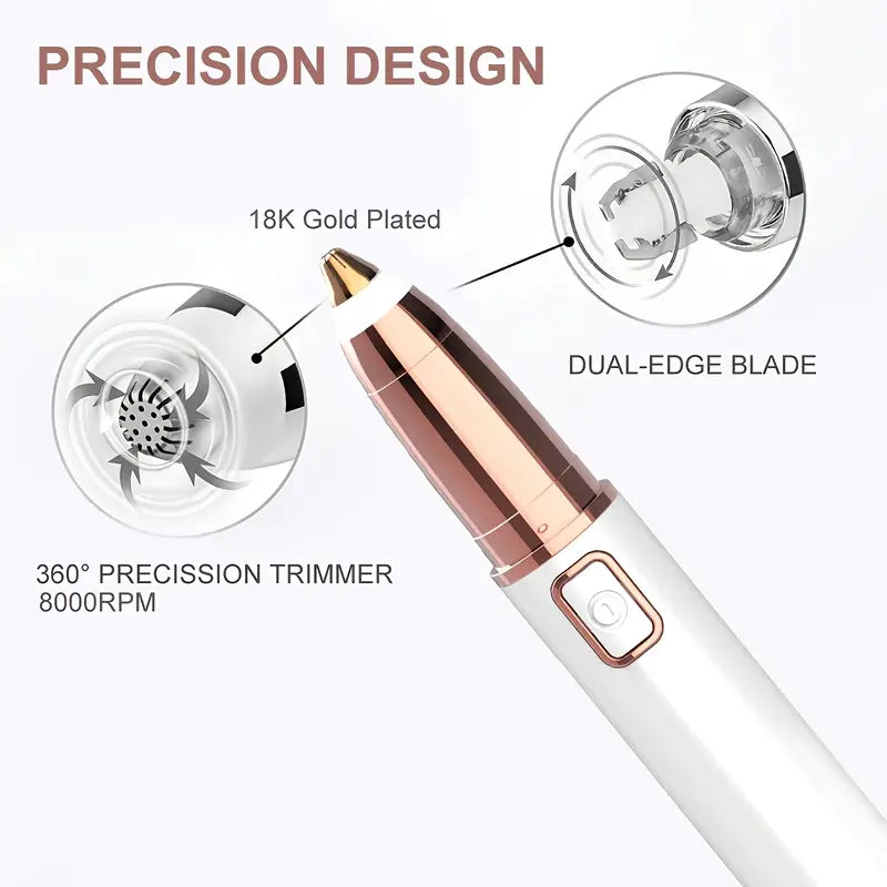 Rechargeable Painless Eyebrow Hair Remover Tool - Bran's Tiv'i Goods